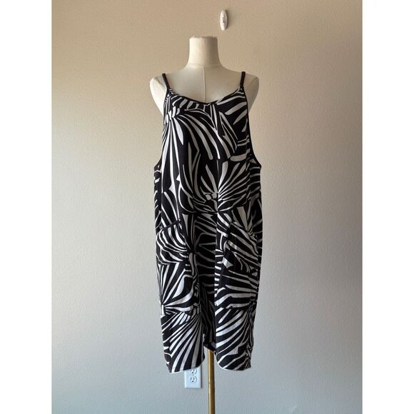 Free People movement zebra printed hot shot onesie romper - Picture 2 of 8